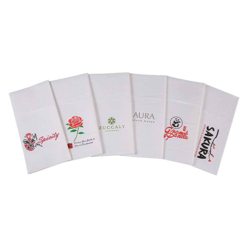 Naipcíní Páipéar Airlaid Bog 40x40 Le Póca SJ1301