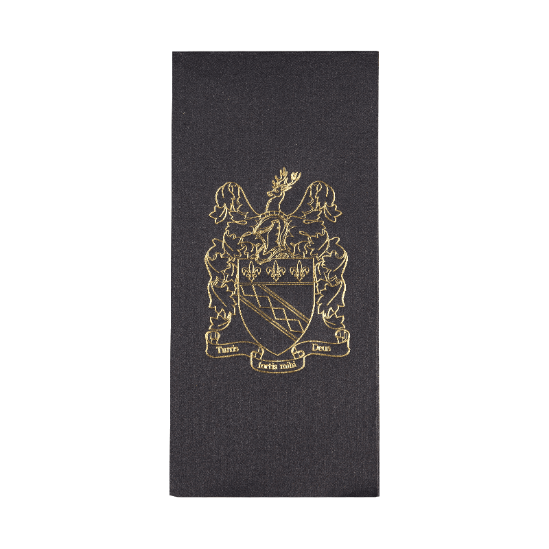 43x30 Naipcíní Bog Airlaid Black Black Stamping Hot SJ2302