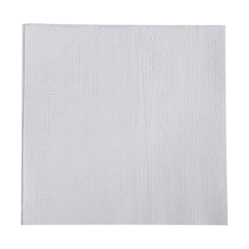 NAPKINS PÁIPÉAR BÁN ÉICNIÚIL 25x25 NAPKINS NAPKINS 3PLY Bog le haghaidh Baile agus Páirtí SJ3101