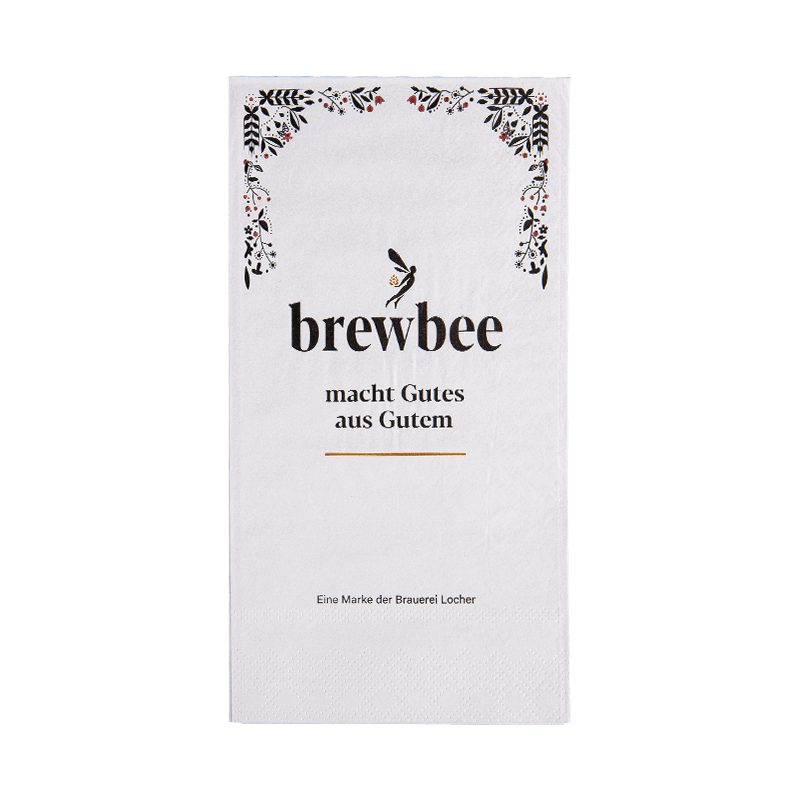 NAPKINS Dinnéar Clóbhuailte Bog agus réidh 40x40 3ply SJ3202