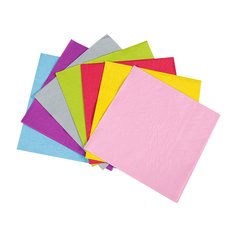 NAPKINS PÁIPÉAR Clóbhuailte 25x25 daite SJ4102