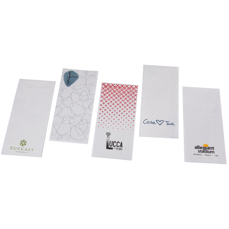 43x30 línéadach cosúil le naipcíní indiúscartha lógó saincheaptha lógó Airlaid Dinnéar Napkins SJ1204